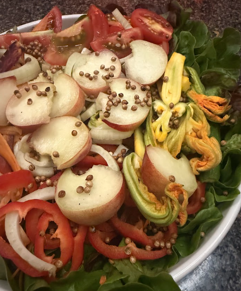 Summer Market Salad with Toasted Coriander &amp; Lemon-Dijon Dressing