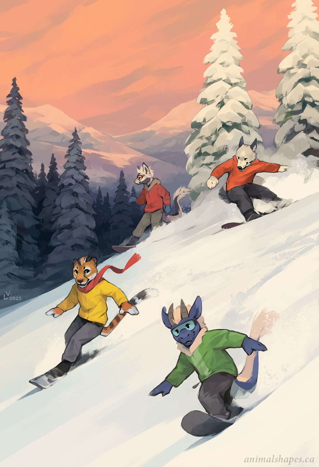 Fur Peaks - Event Poster