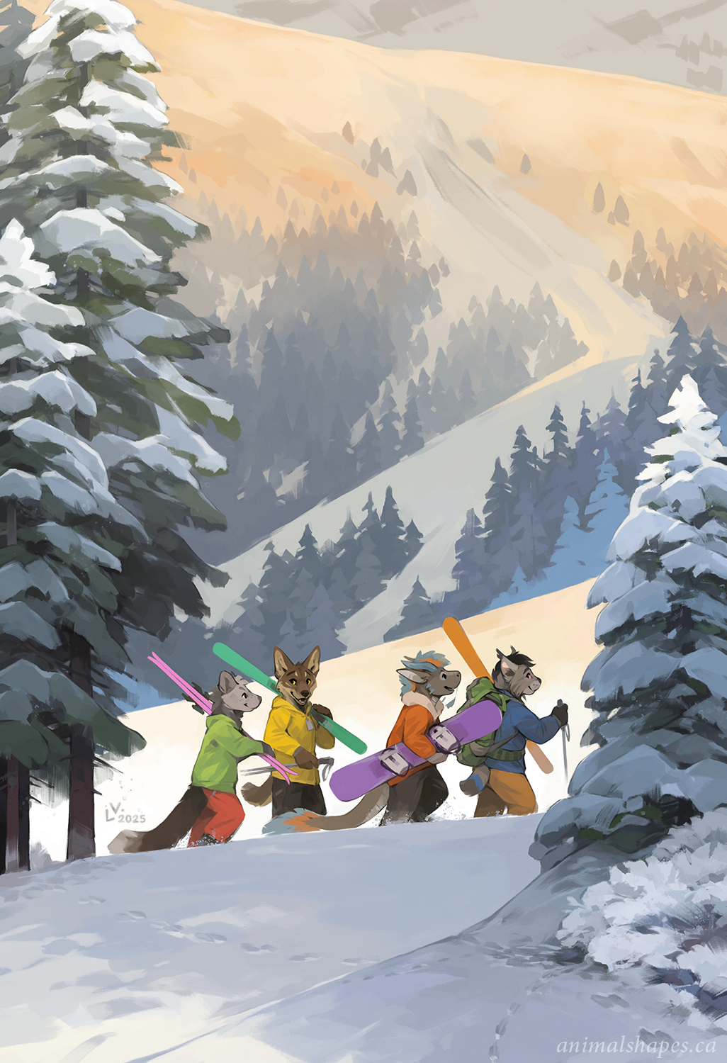 Fur Peaks - Event Poster