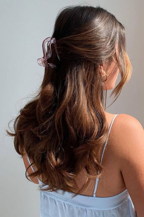 Pin by Ilvana on •𝐇 𝐀 𝐈 𝐑 ✂️ | Formal hairstyles for long hair, Simple prom  hair, Curls for long hair