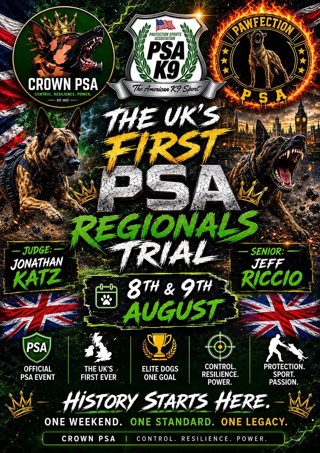 UK PSA Regionals Crown x Pawfection 