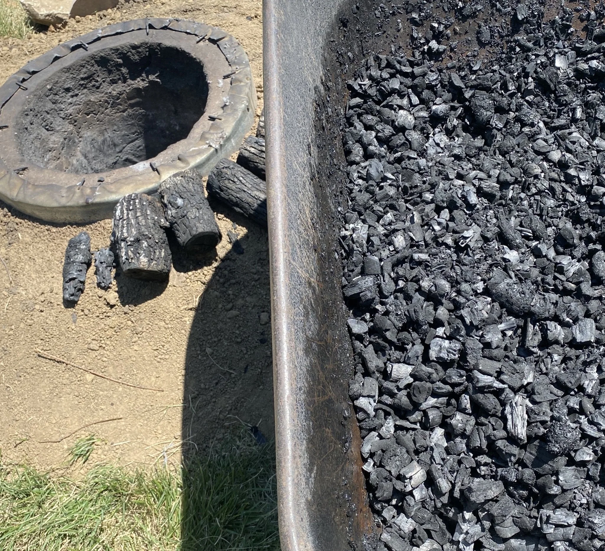 charcoal activated and ready