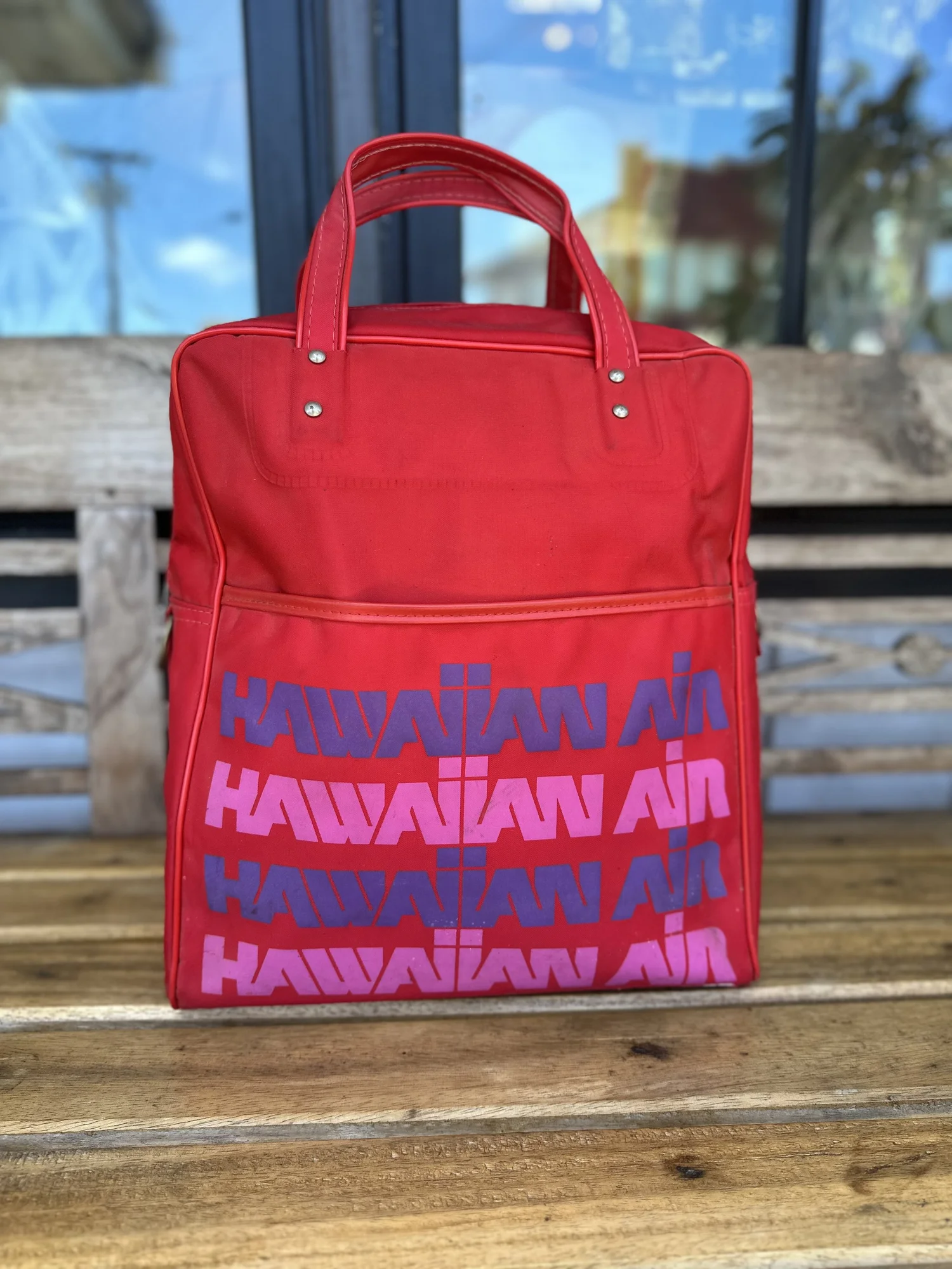 Vintage Hawaiian Air travel bag | Fonda