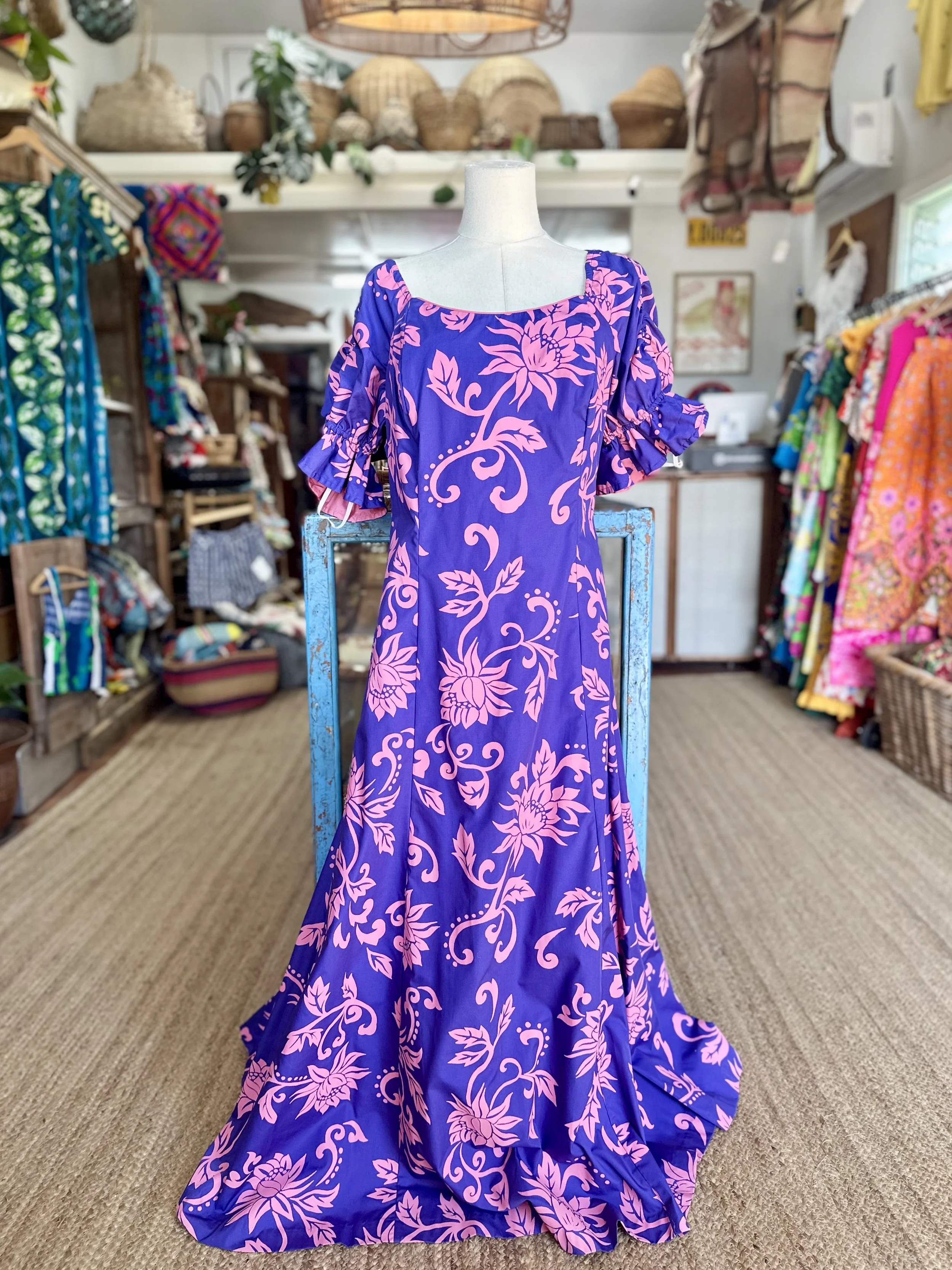 Vintage Pink and Blue Princess Kaiulani