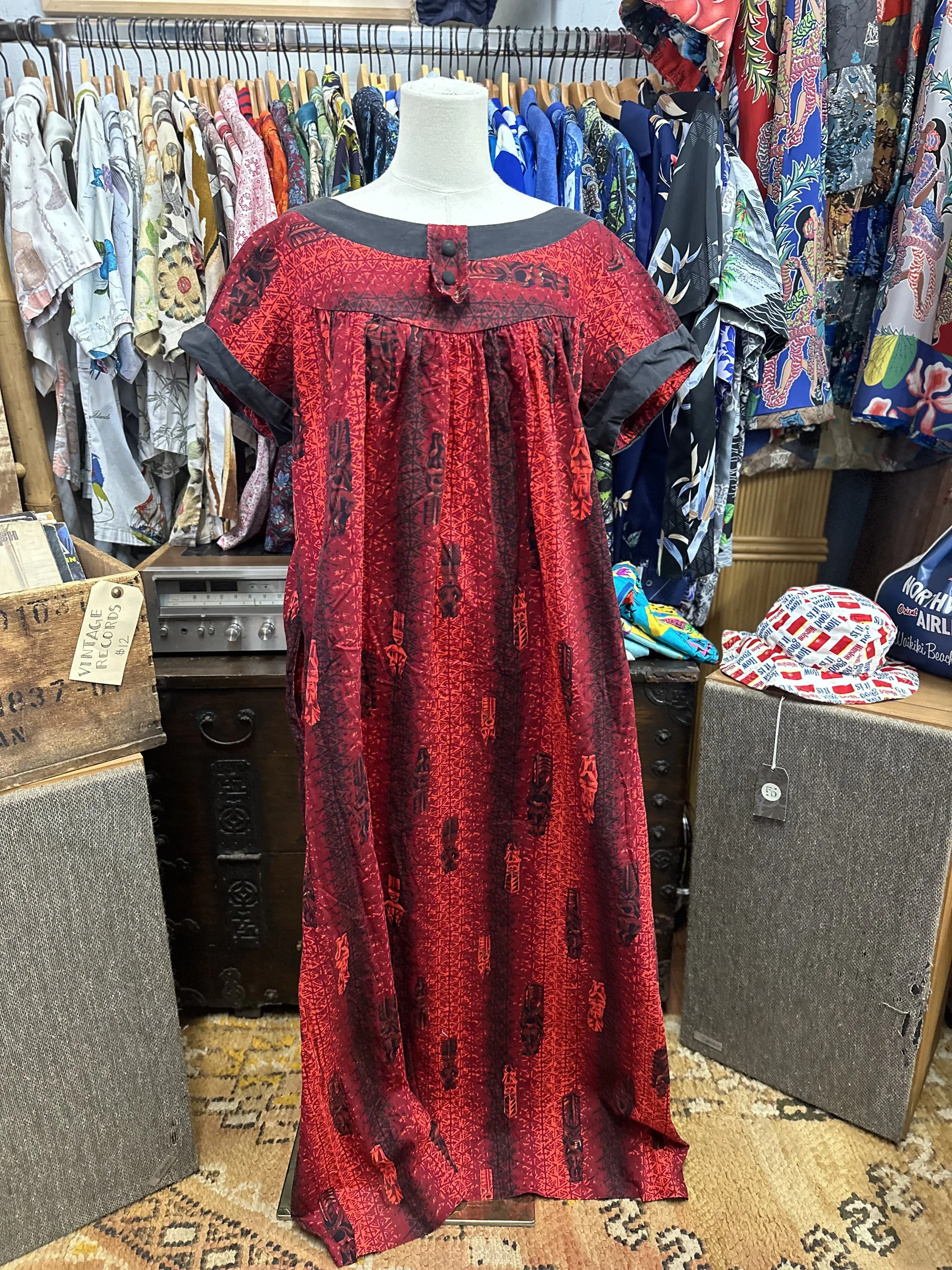 Vintage Tropicana Hawaii 1950s mu'umu'u