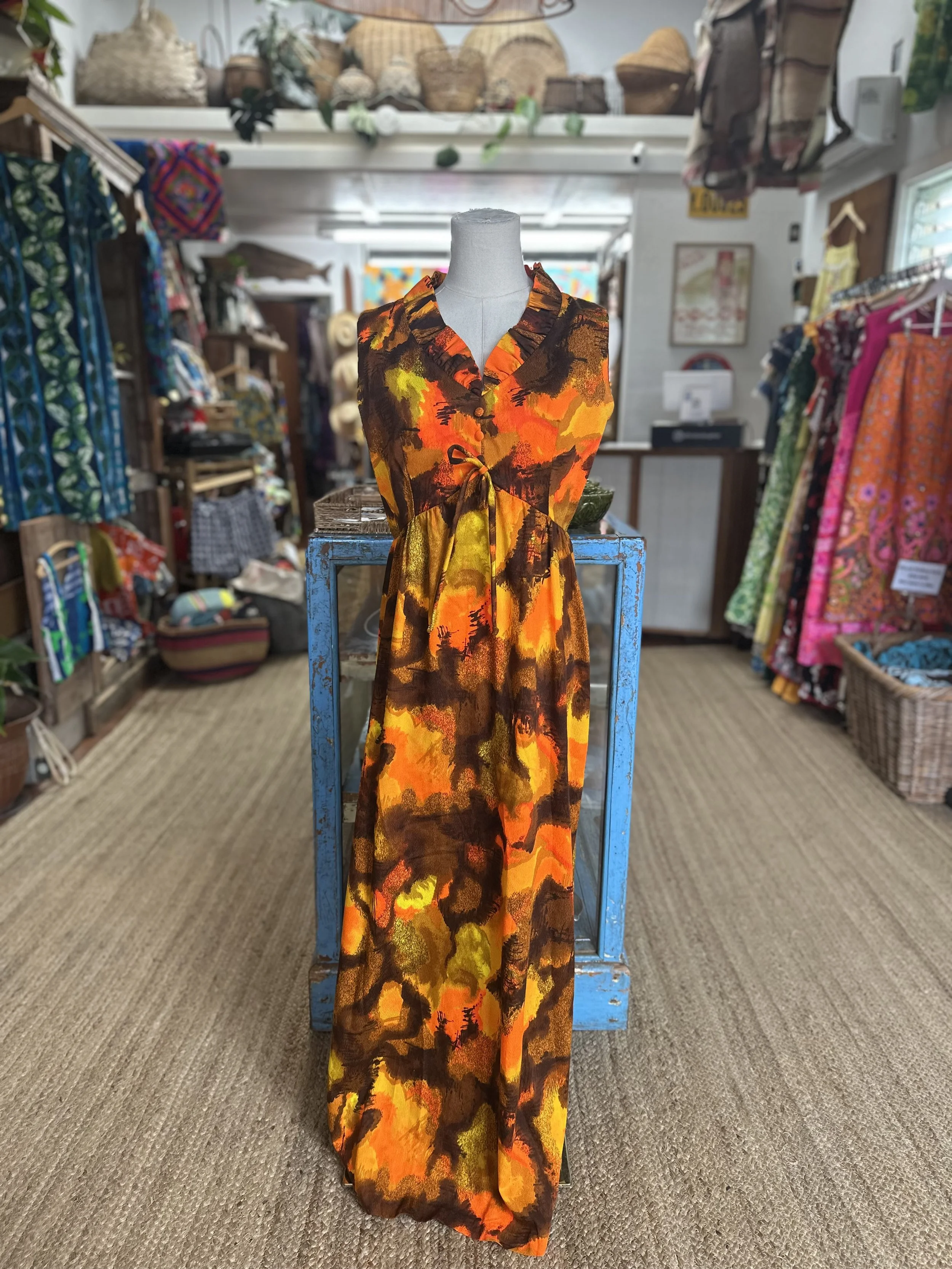 Vintage Kawika of Hawaii muumuu