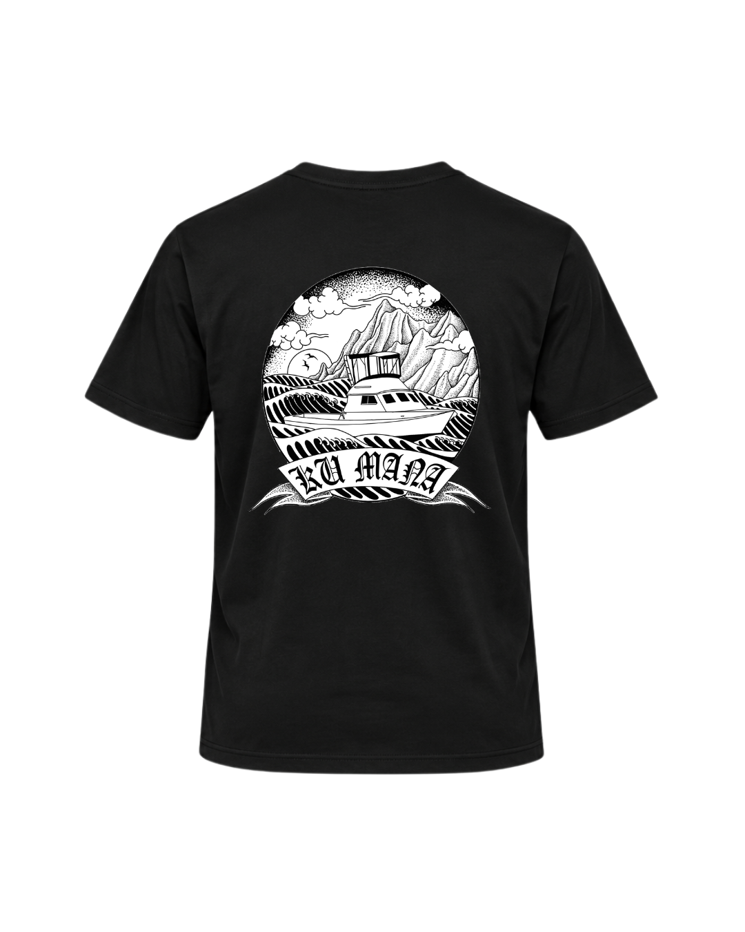 Stand with Port Allen Boat Harbor Ku Mana T-Shirts