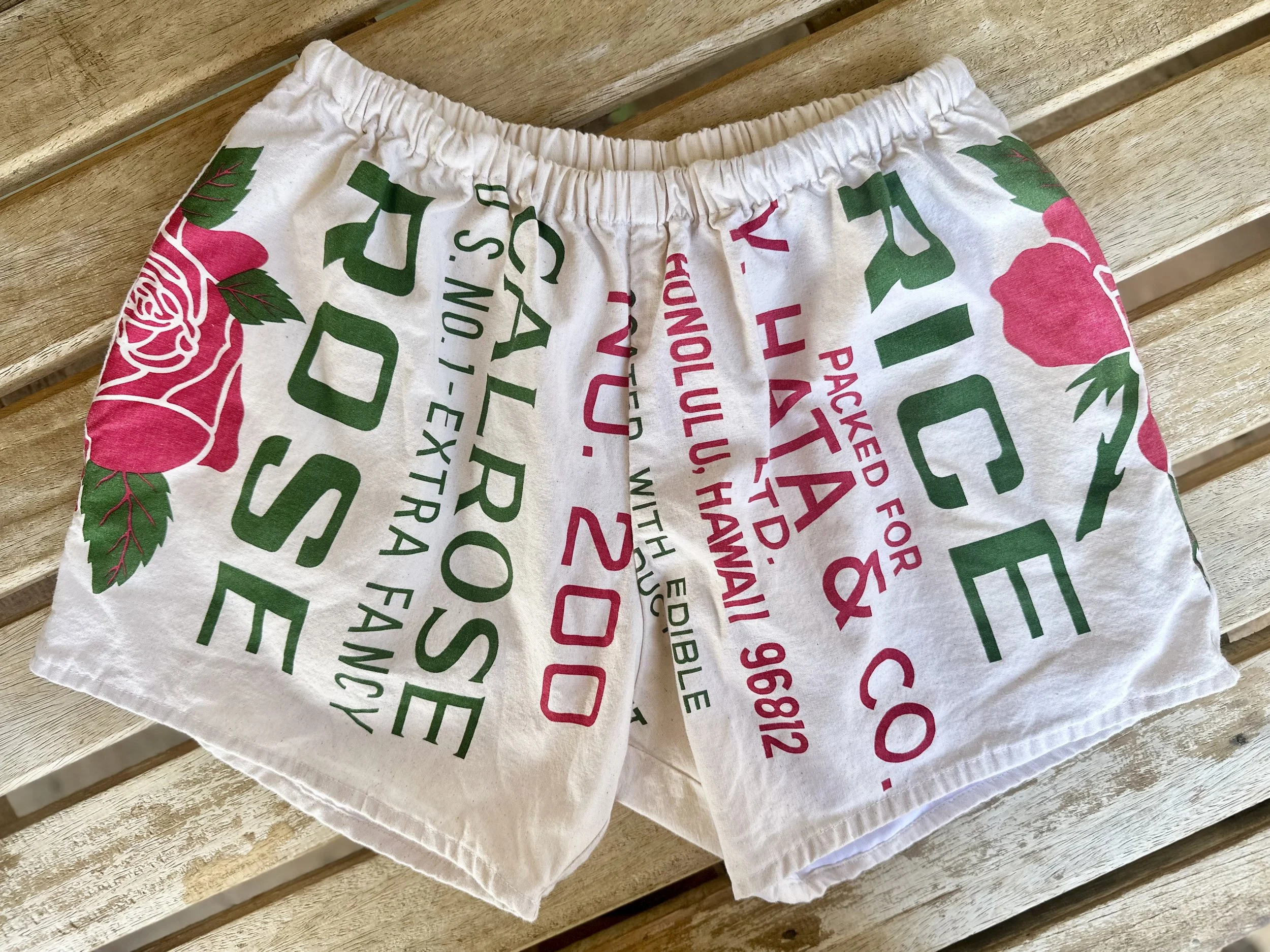 Vintage rice bag shorts