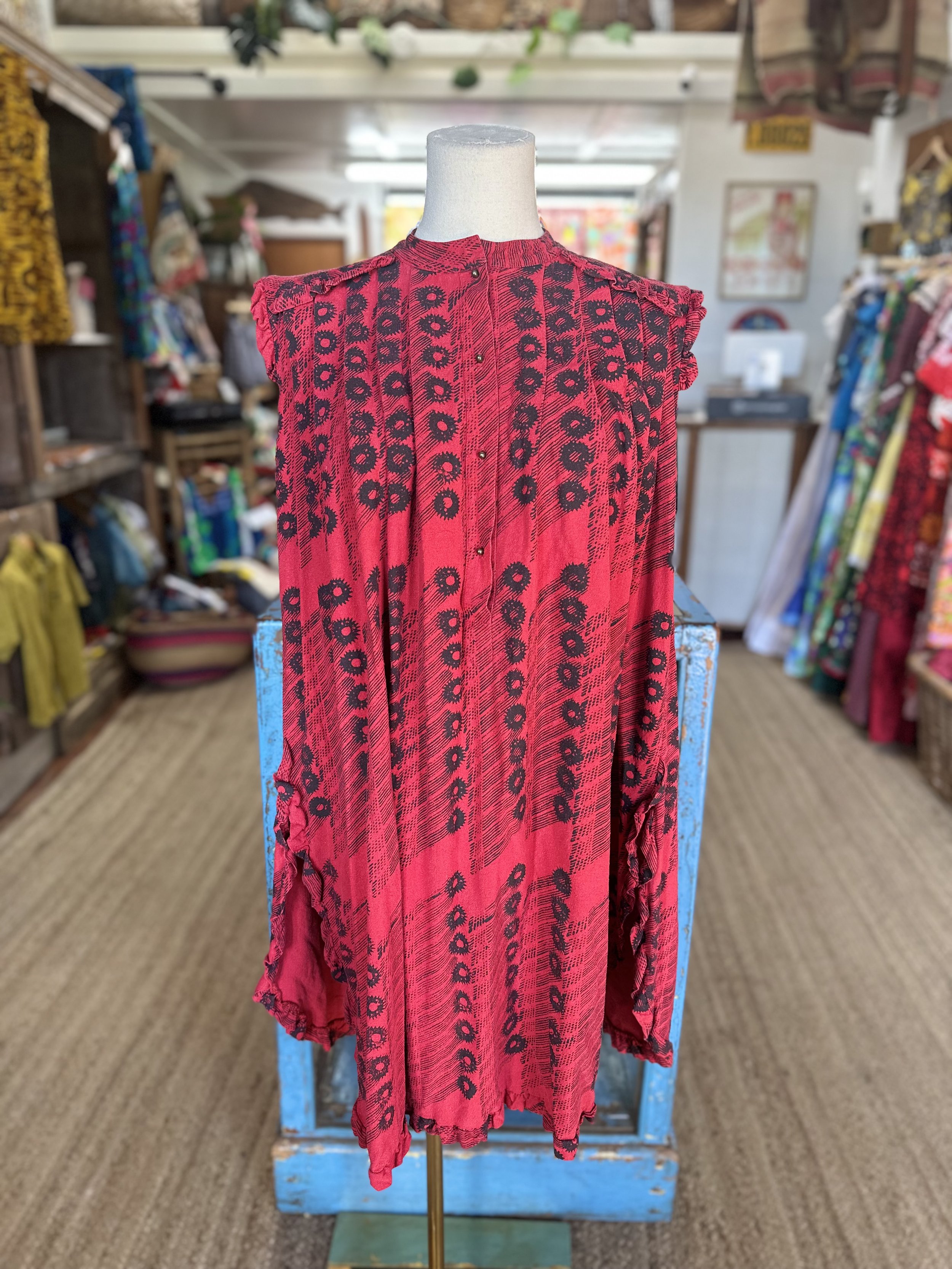 Vintage Nake'u Awai X Bete shortie muumuu