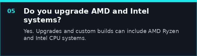 FAQ about AMD and Intel computer upgrades