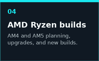 AMD Ryzen custom PC build and upgrade service