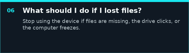 FAQ about data recovery for lost files and failed drives