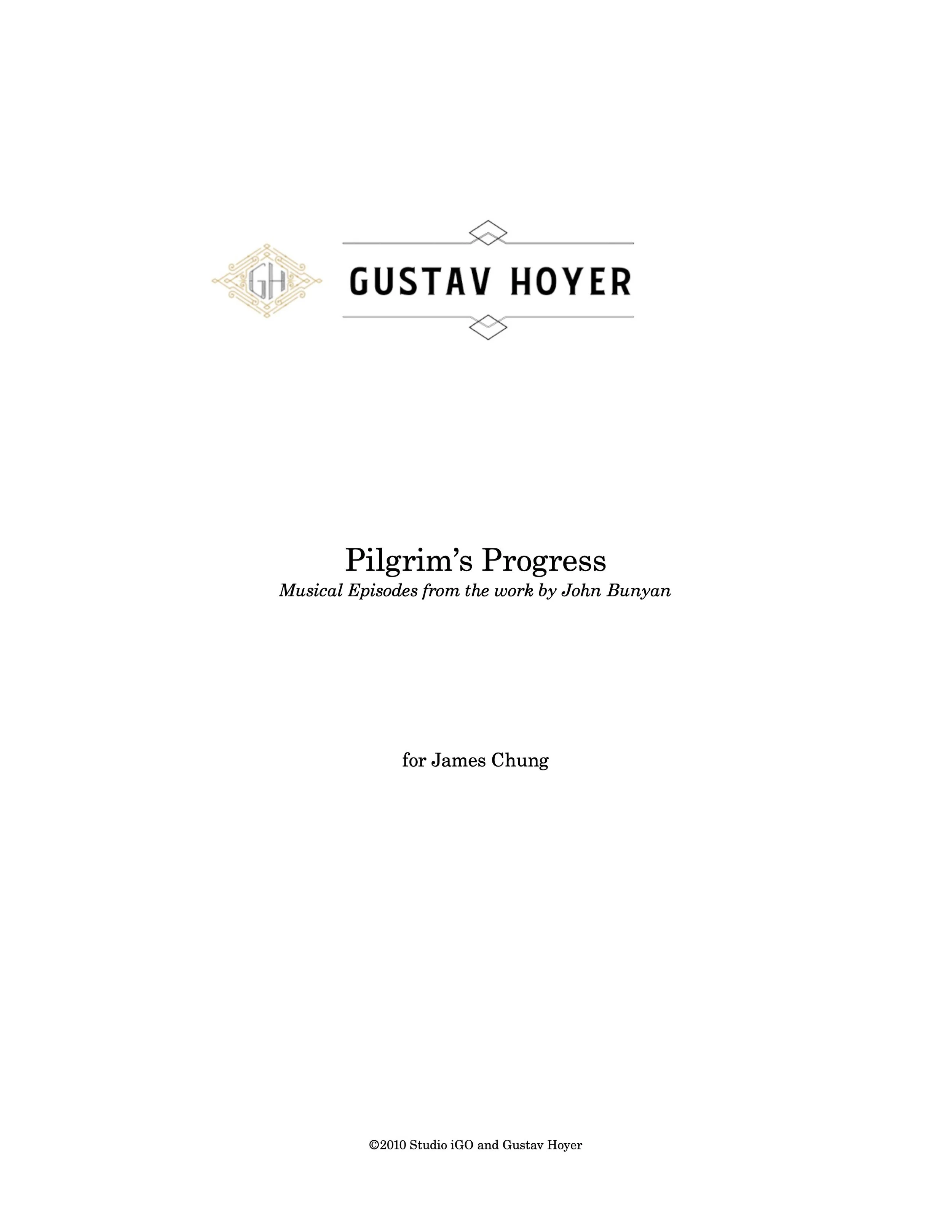 Pilgrim's Progress — Solo Piano