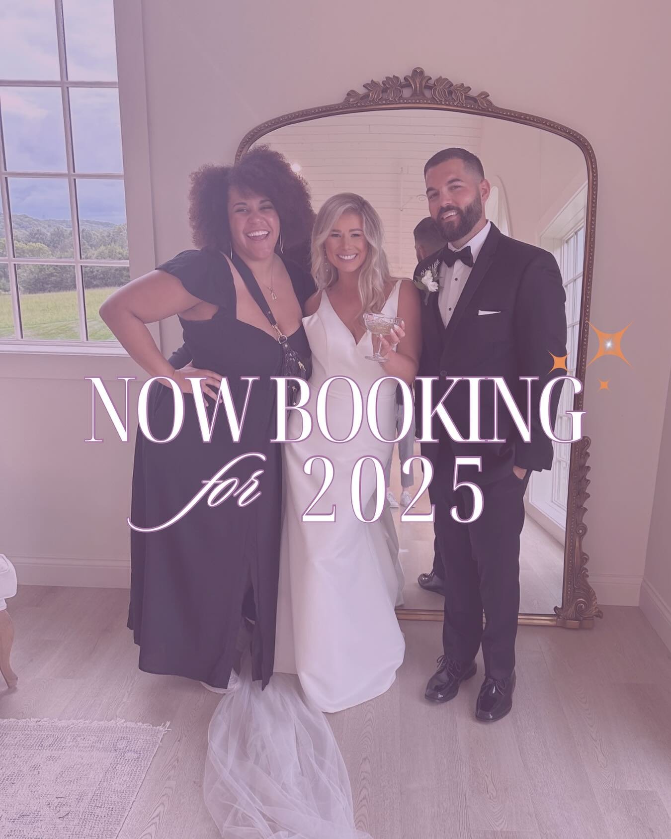 My books are officially open for 2025 Content Creation!! 🤩 

Now booking:
💍 Couples getting married in 2025 
👩🏽&zwj;💻 Vendors creating their magic on wedding days in 2025 
👯&zwj;♀️ Wedding Friendors Packages! (Where we come and film for multipl