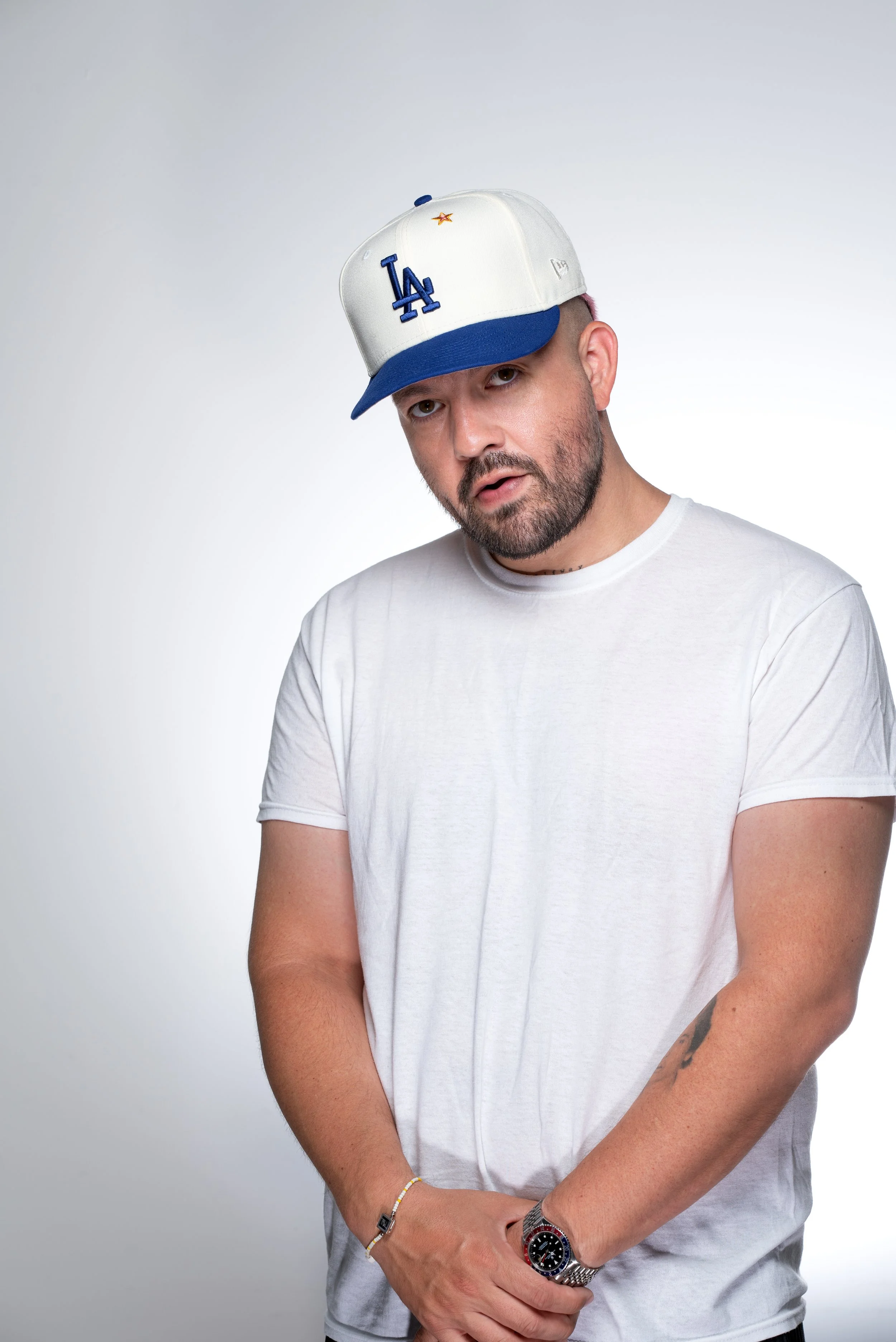 Editorial portrait of "DJ Sour Milk" of Power Radio | photo taken by Mario Martel