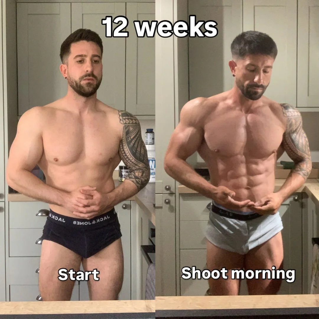5.5kg, 12 weeks. 

The job was to hold muscle, not crash diet and lose it. 

12 weeks isn&rsquo;t that long is it? But enough to bring a tonne of progress for yourself. You just need to stop fannying about and lock in 🔒