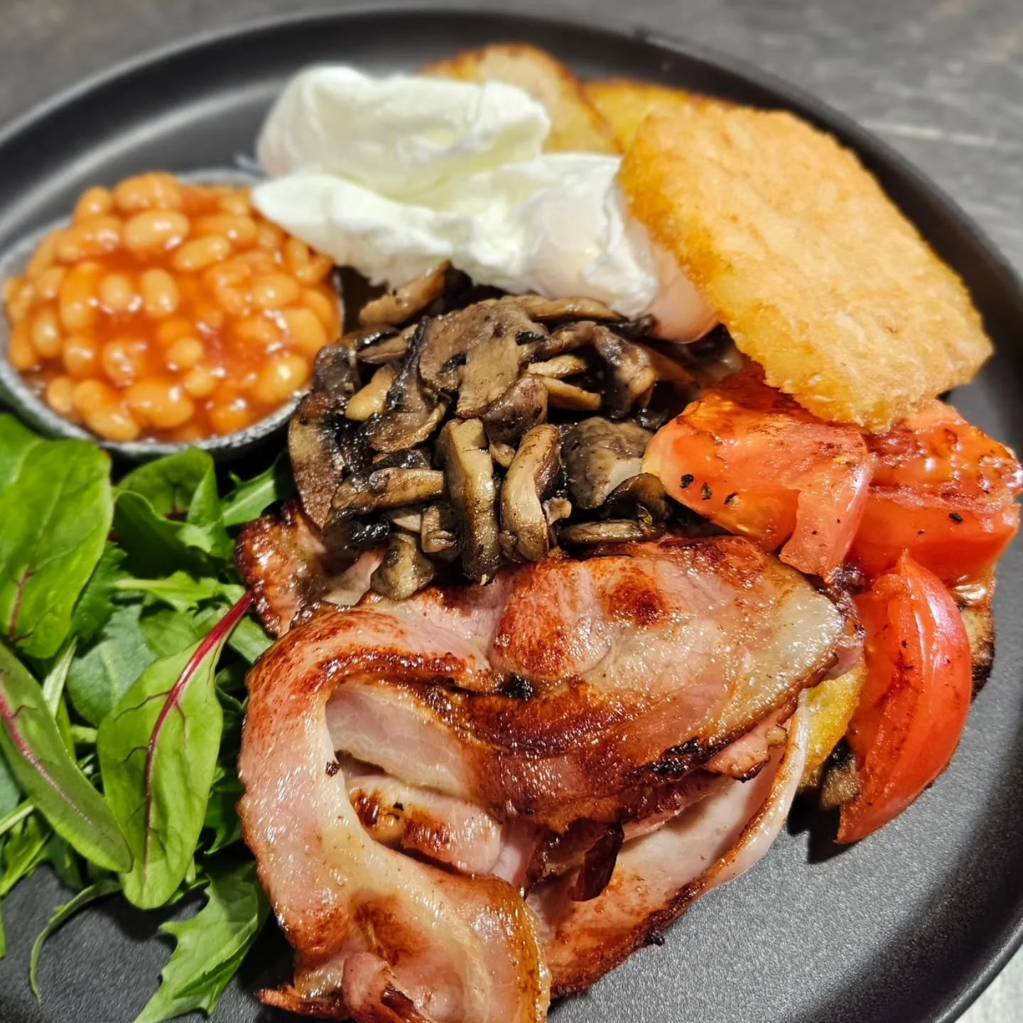 Breakfast of champions 🥓🍳🍽☕️