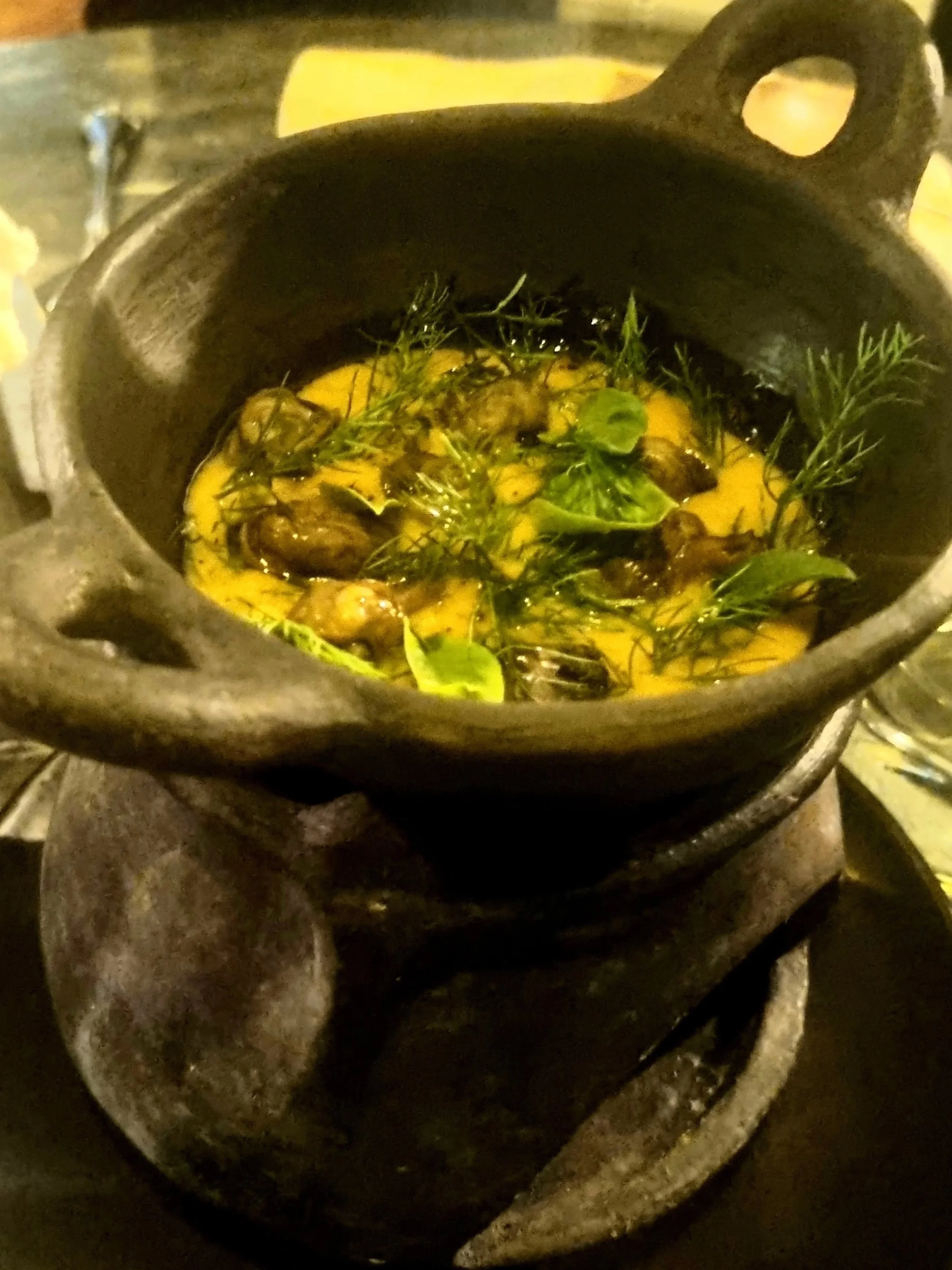Difficult to do justice with these pics to the fantastic cooking @humonegro_bog in Bogota. Baked oysters, snails, sweetbreads, scallops, tuna, steak.. A little like nikkei cooking - Colombian ingredients, Japanese influence. #humonegro #bogota #colom