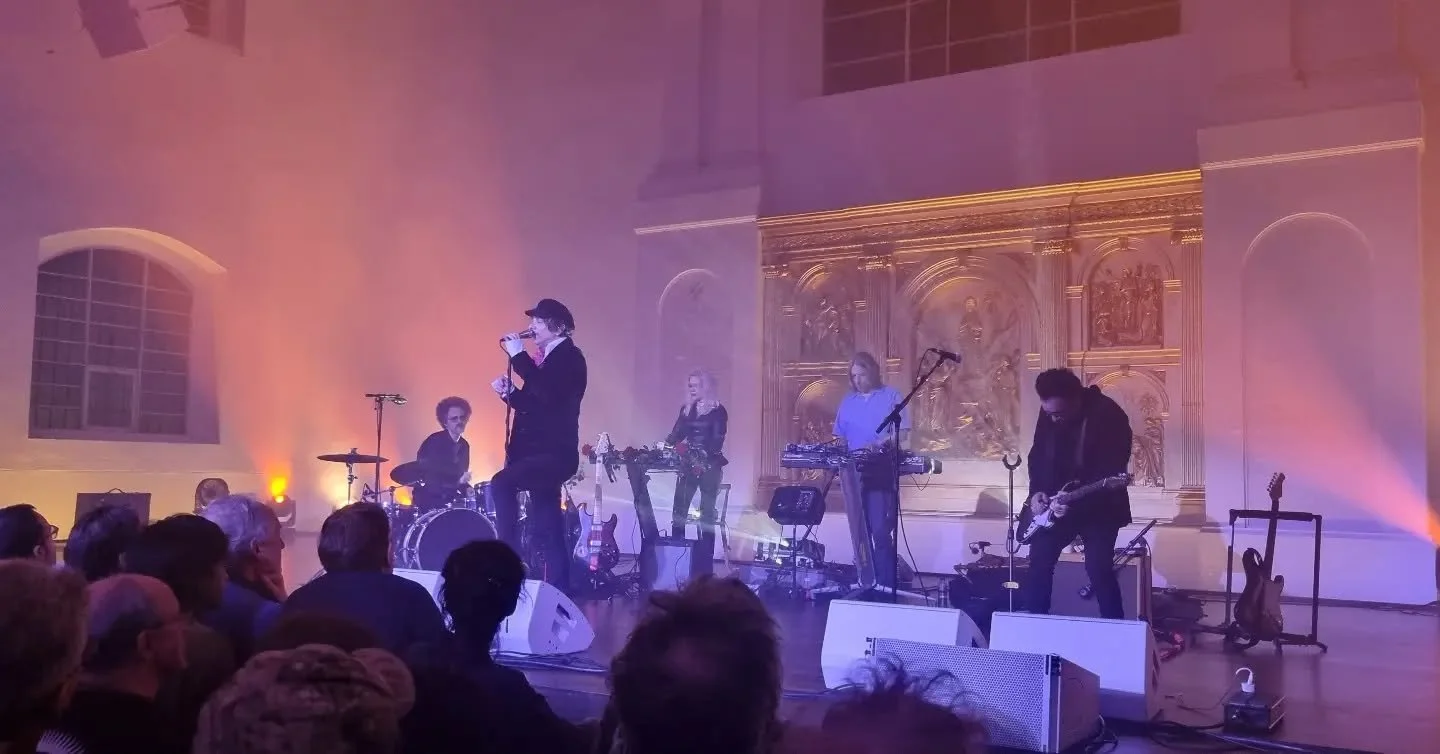 An atmospheric Mercury Rev at Hackney Church. #mercuryrev #hackneychurch