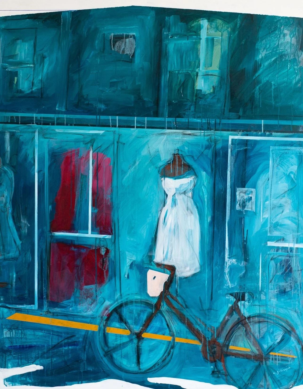 A painting by artist Emmanuel Gillespie.