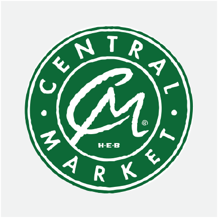 The Central Market - HEB logo in green.