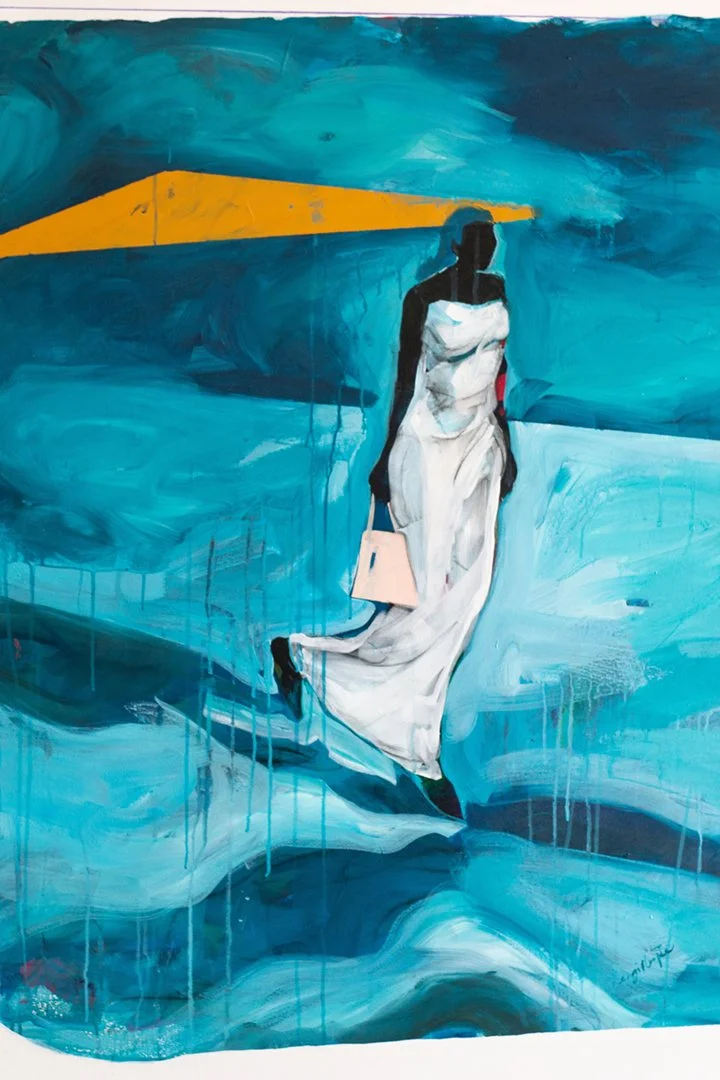 A painting by Dallas artist Emmanuel Gillespie.