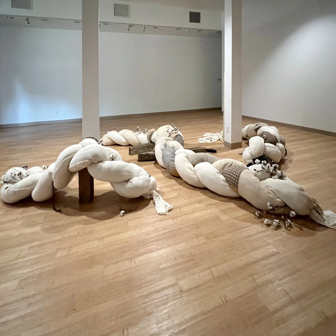 Untitled [cornrows] Iteration III (Triptych)