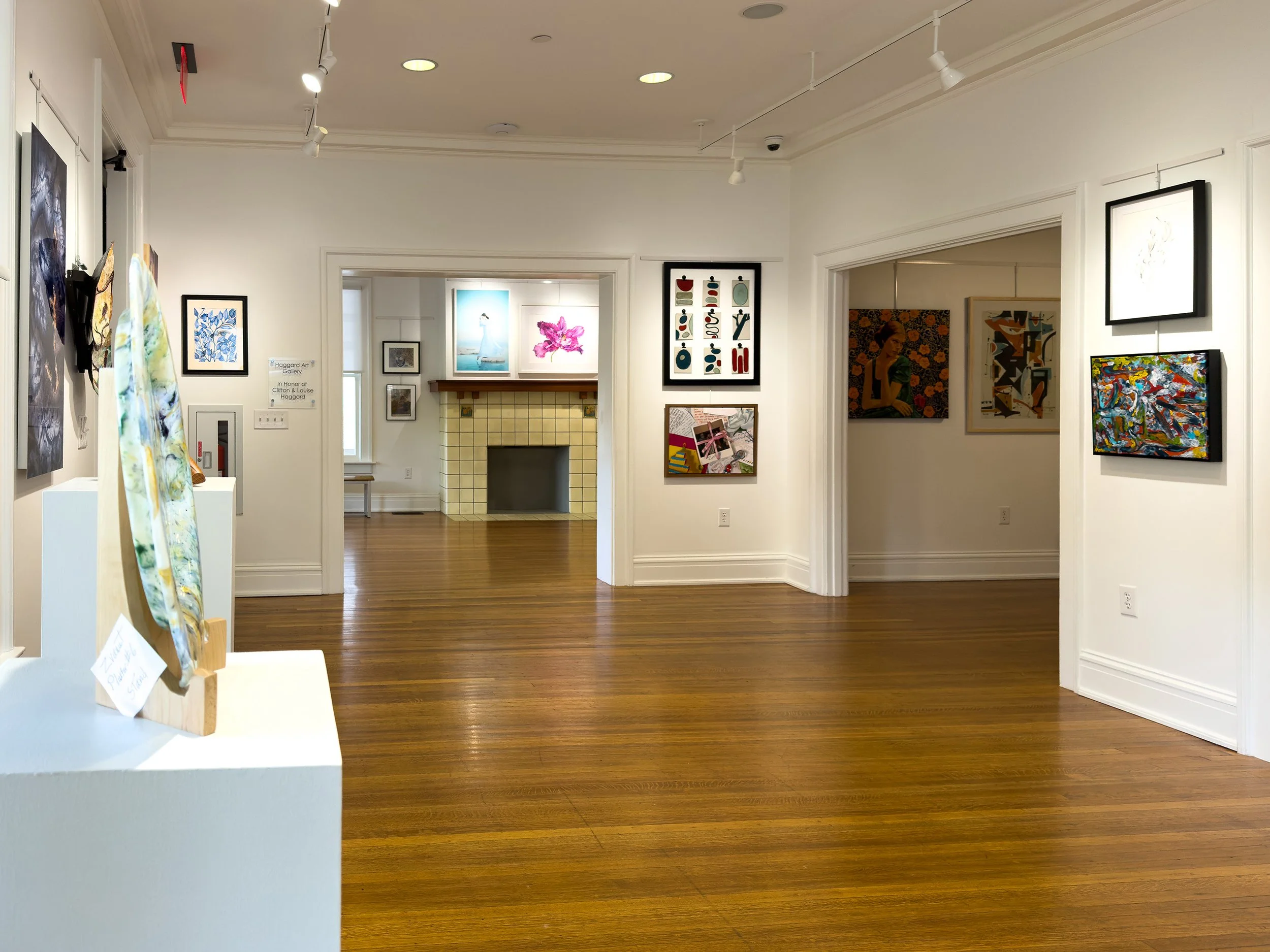 A view of the Art With Impact exhibition in the ArtCentre of Plano galleries.
