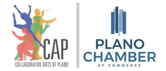 The CAP logo and the Plano Chamber of Commerce logos.