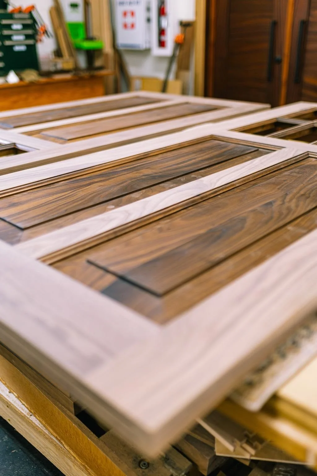 Custom wood divided-lite window sash for a Bucks County home
