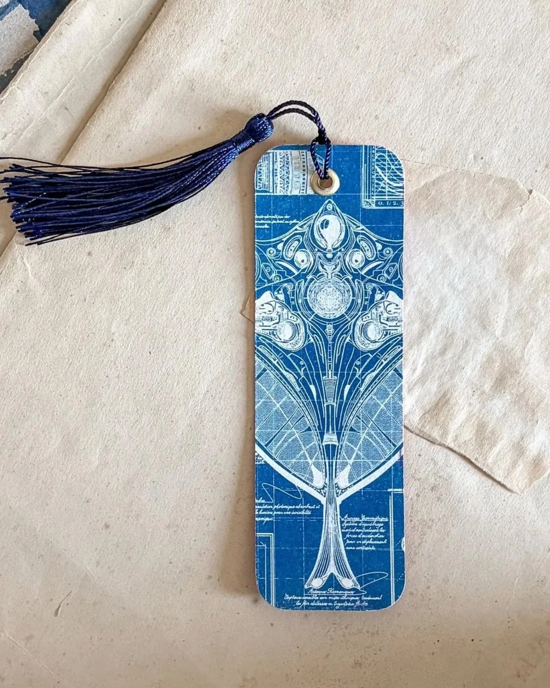Marque-page Cyanotype - Manta Aetheris