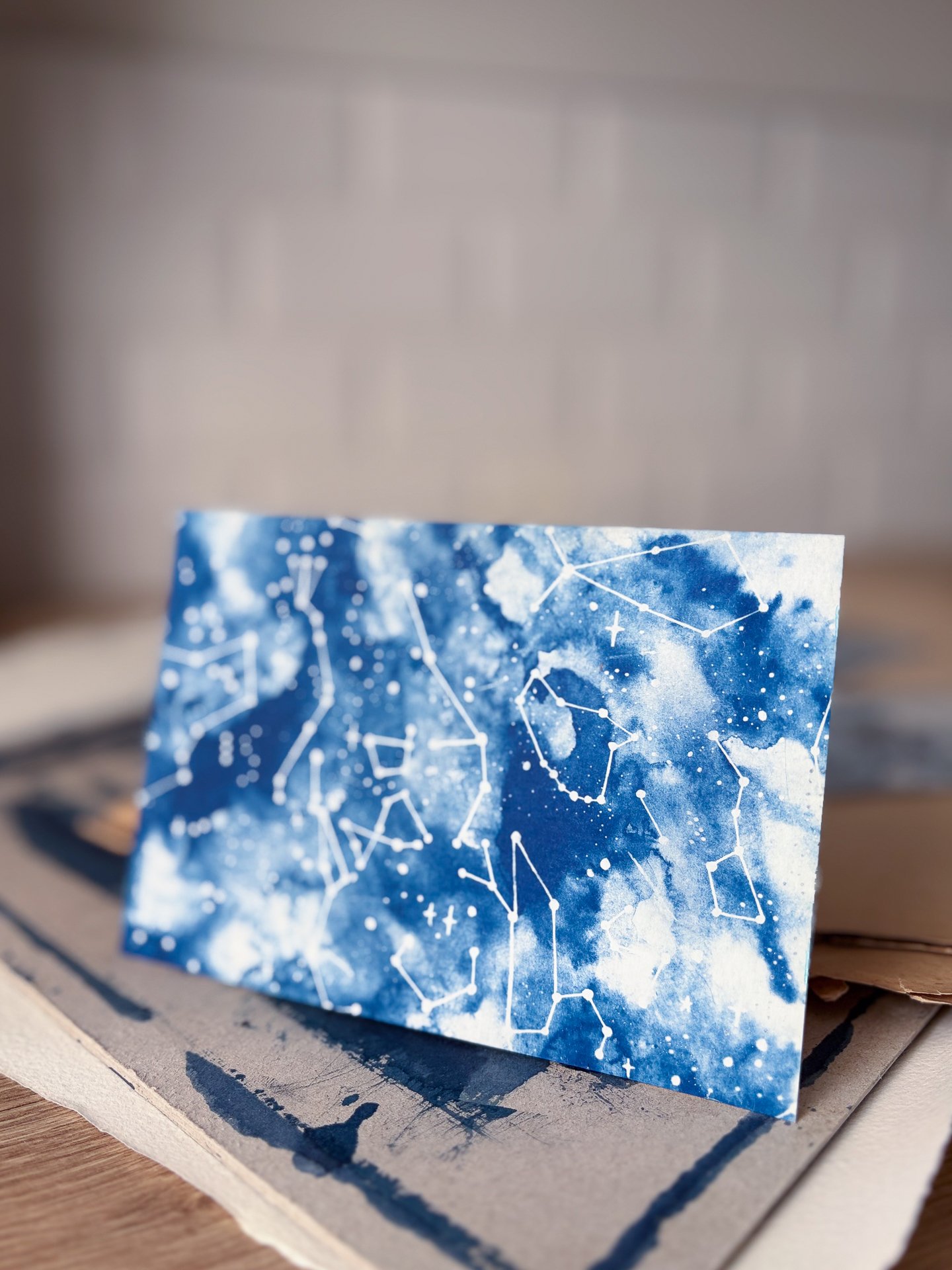 Mini Tirage Cyanotype : Zodiaque