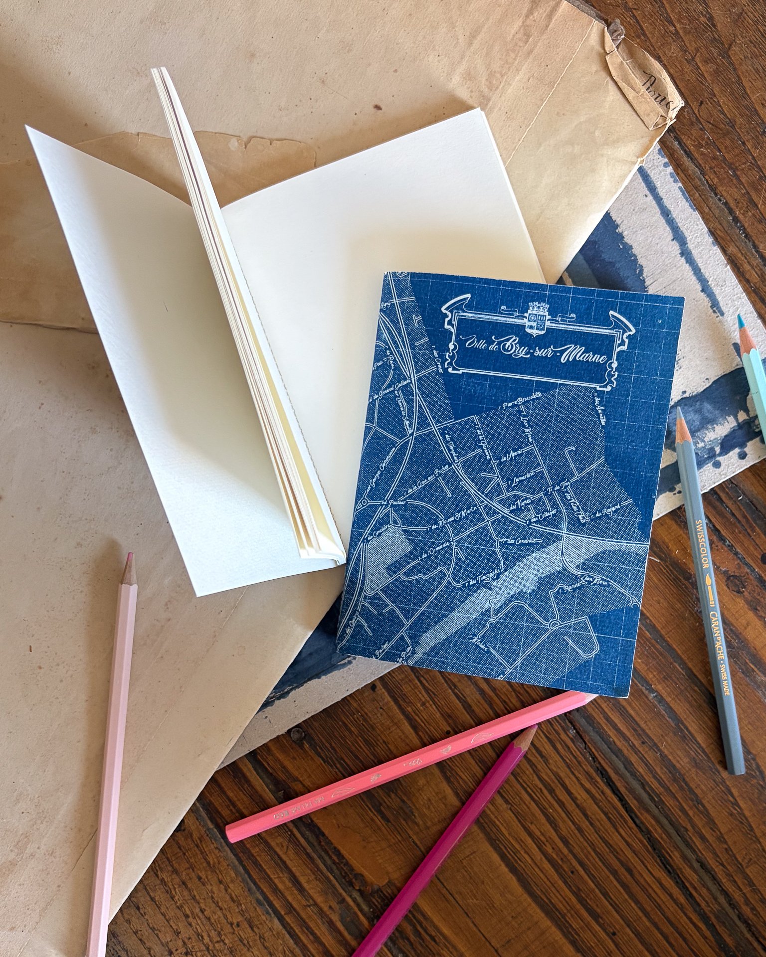 Carnet de croquis - Plan de Bry-sur-Marne