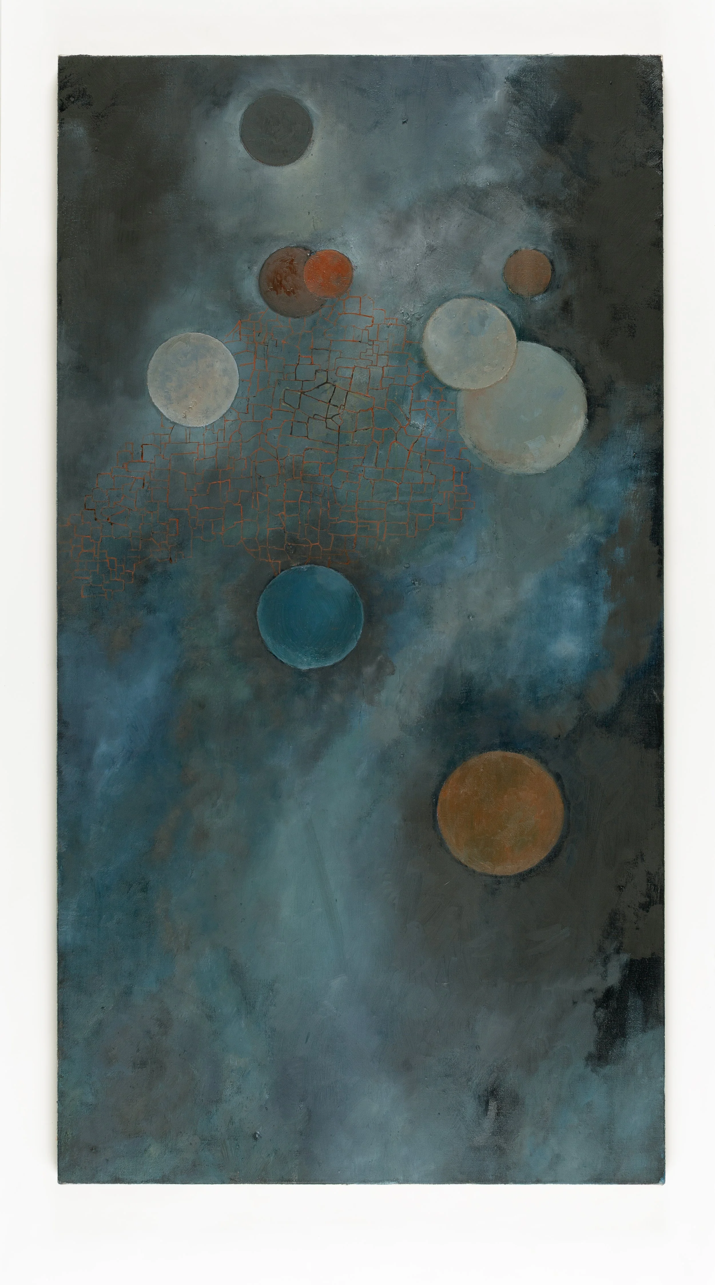 Connections V, Oil on Linen, 56 x 30 in., 2025