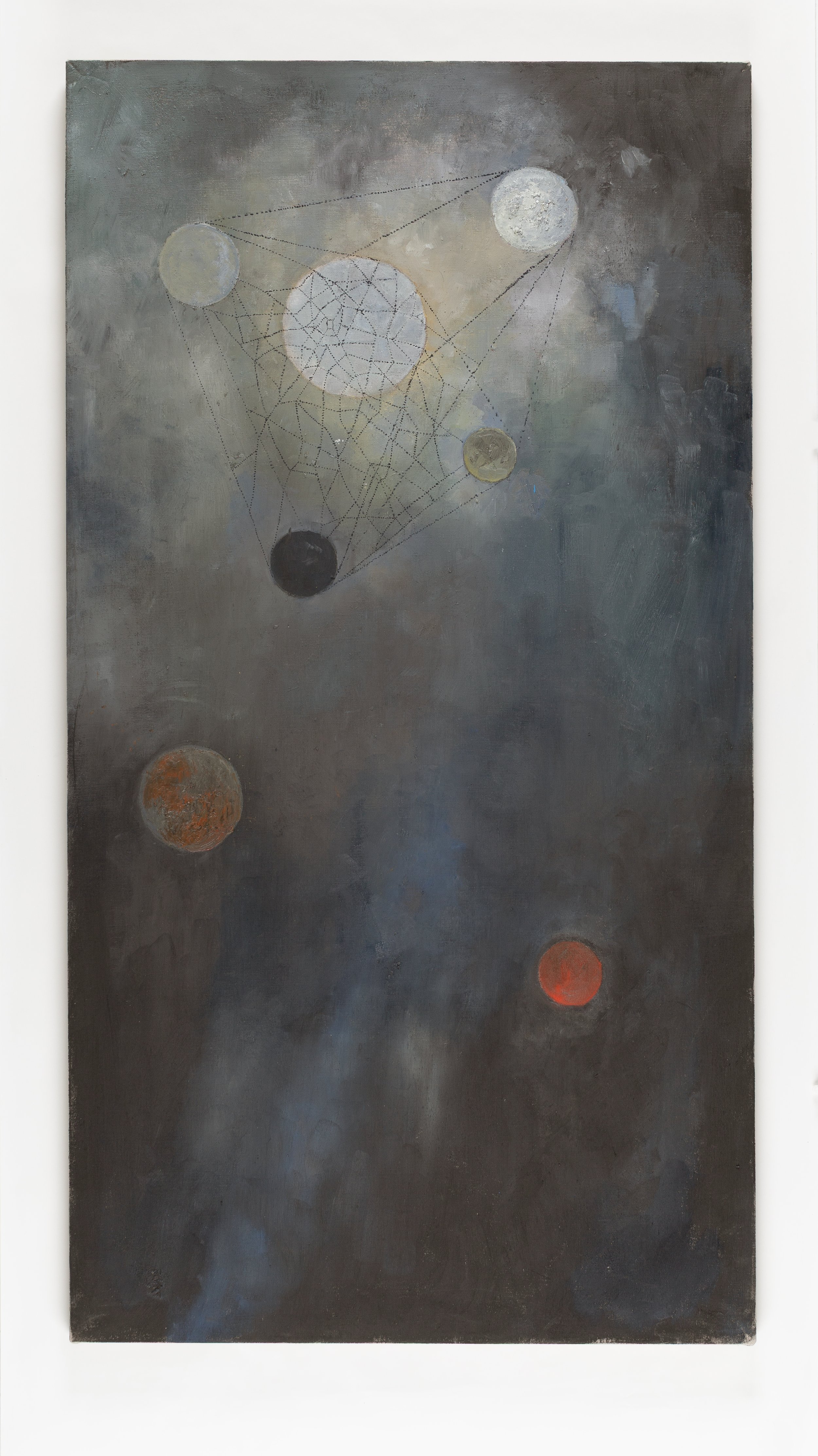 Connections II, Oil on Linen, 56 x 30 in., 2025