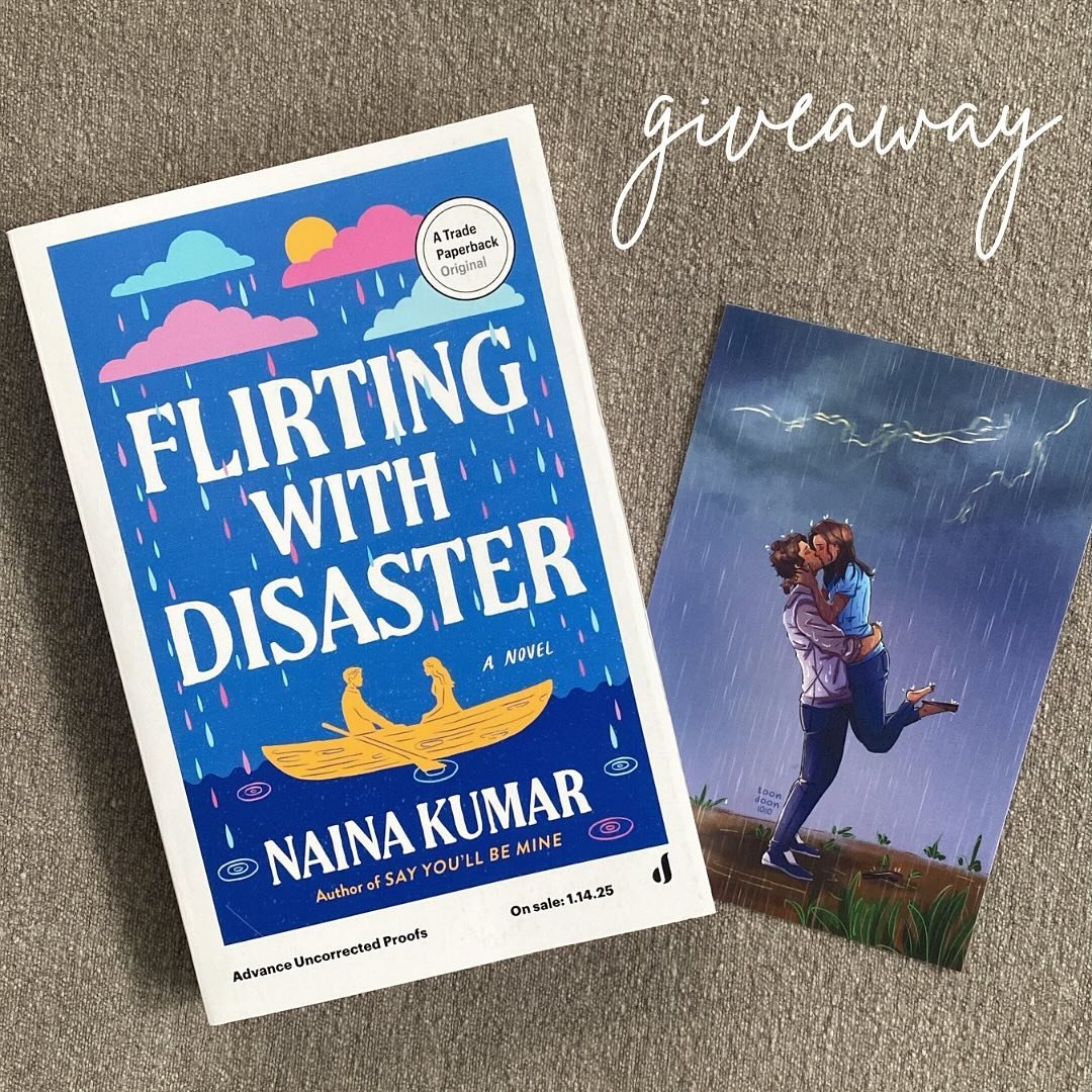 ✨ SIGNED ARC + ART PRINT GIVEAWAY ✨

I have extra ARCs of Flirting with Disaster and I&rsquo;d love to give one away! I&rsquo;ll sign it and add this character art! 

To Enter:

🩵 Follow me 
🩵 Drop a weather-related emoji below 
🩵 For a bonus entr