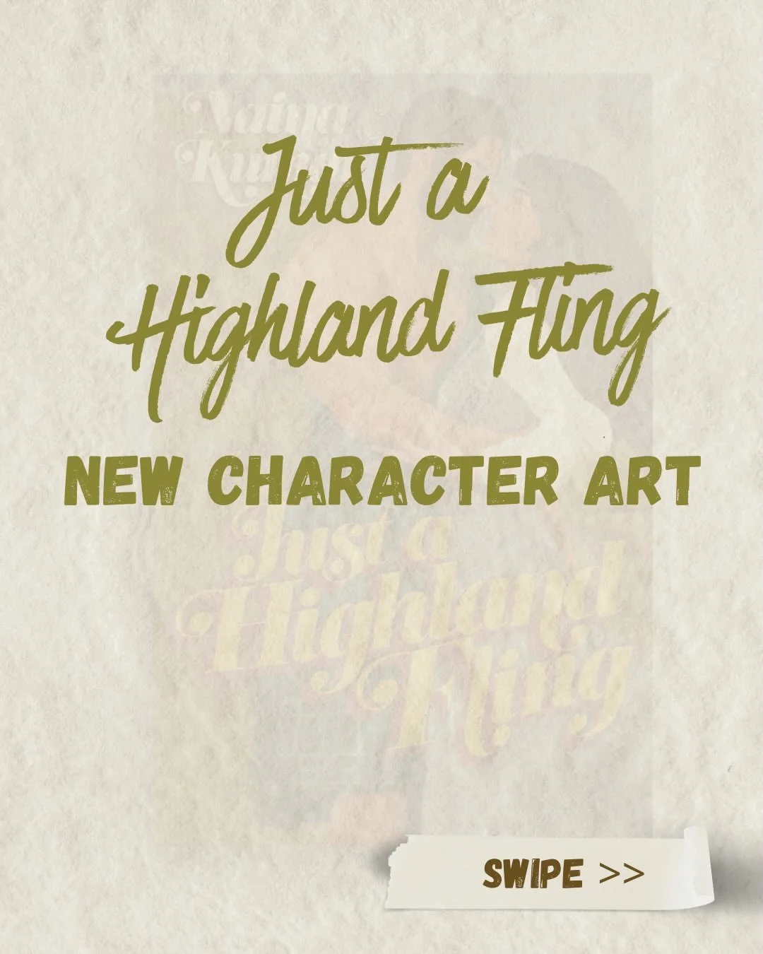 Absolutely obsessed with this beauty, created and designed by the very talented @authordilandyer!! A fun throwback to the romances that made me fall in love with the genre 💕

I haven&rsquo;t decided exactly how I&rsquo;ll print and make this art ava