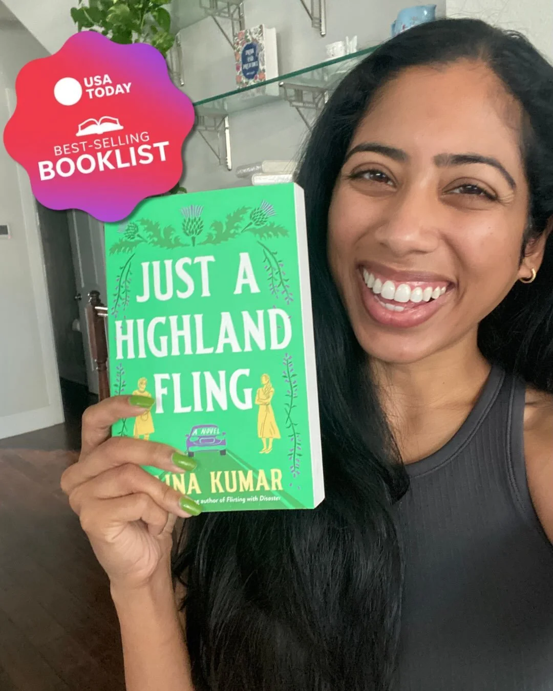 Just a Highland Fling is an instant BESTSELLER!!!!

Thank you so much for making this happen!! For preordering or requesting at your library or coming to events or talking about this book online!

I&rsquo;m home from tour now and back in my normal au