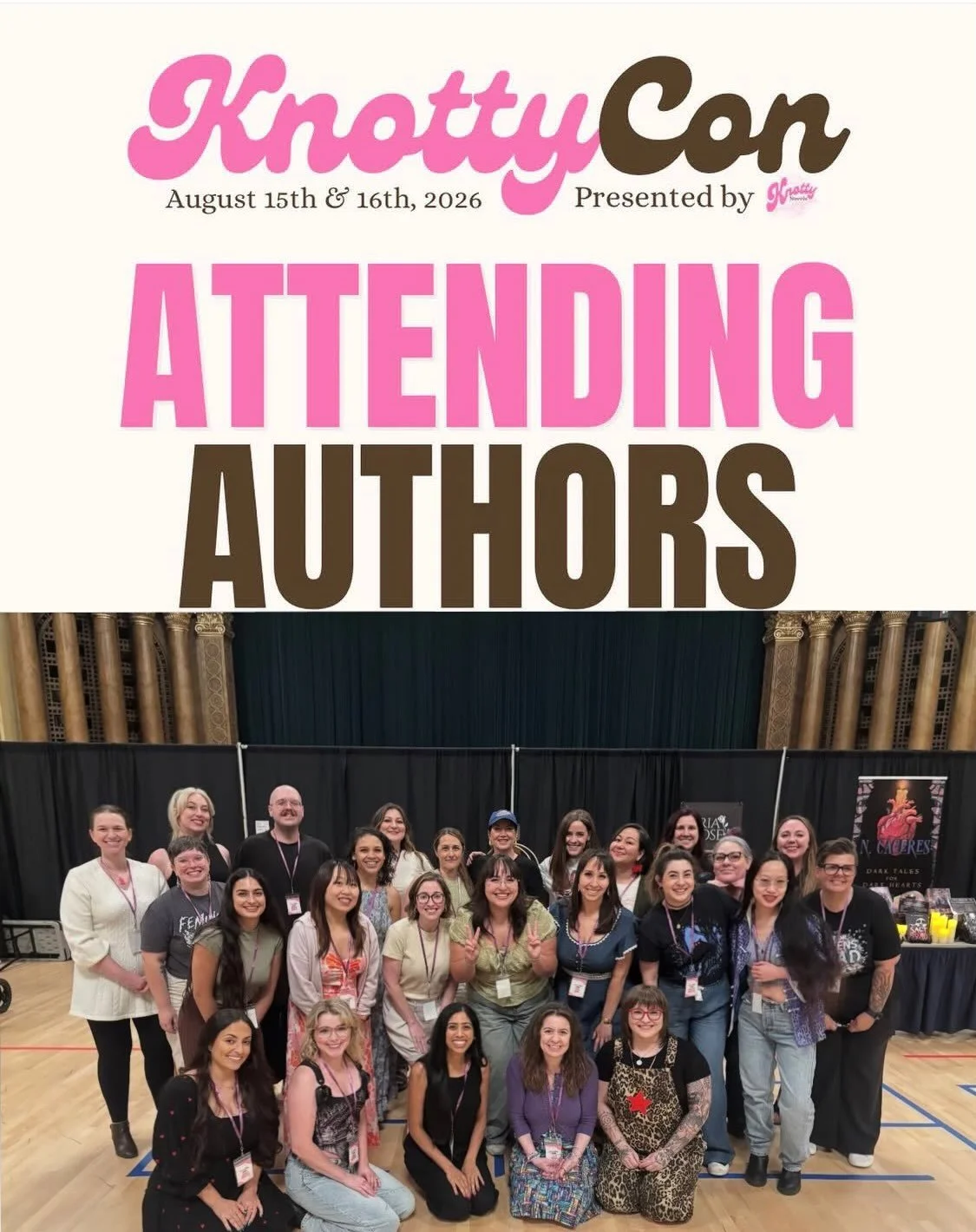 Had so much fun at @knottyconsacramento!!! 

Amazing panels and signing sessions and time with friends! I finished revisions by the pool and also got to be a part of the world record for number of romance authors who all ordered chicken tenders at th