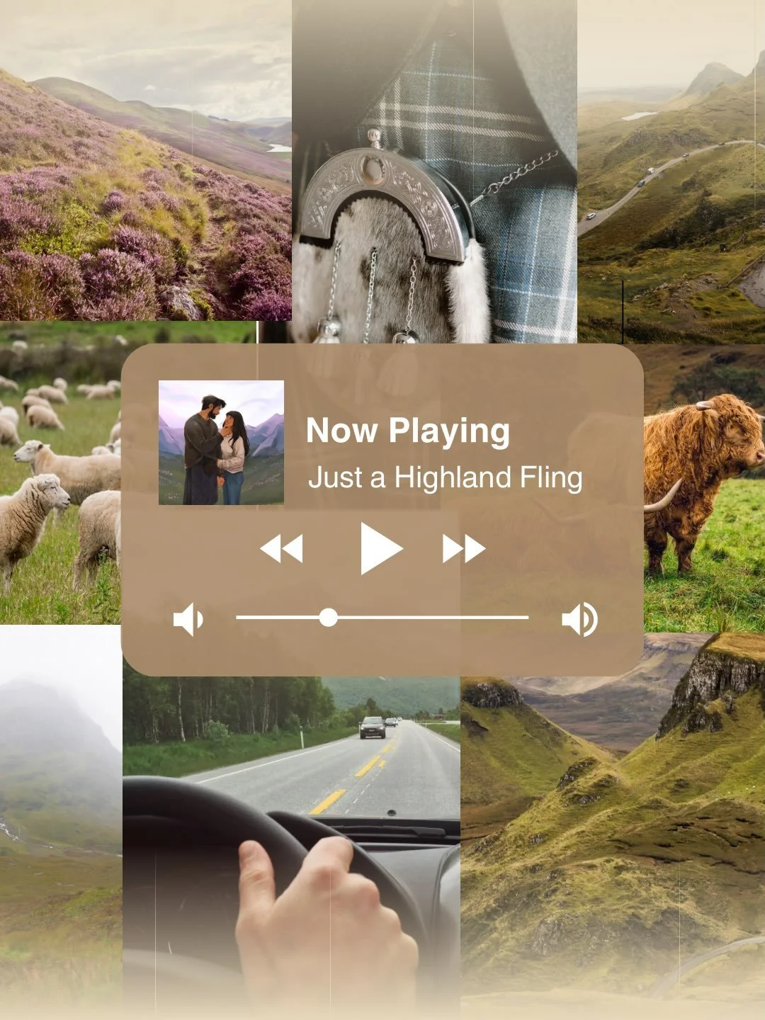 Playlist for Just a Highland Fling!! 🎶

These are the songs I listened to the most when I wrote this book! (And of course, I threw in some bagpiping 😂)

Just a Highland Fling is available NOW!

💚 desi bagpiper/poetry professor 
💚 lush, swoony set