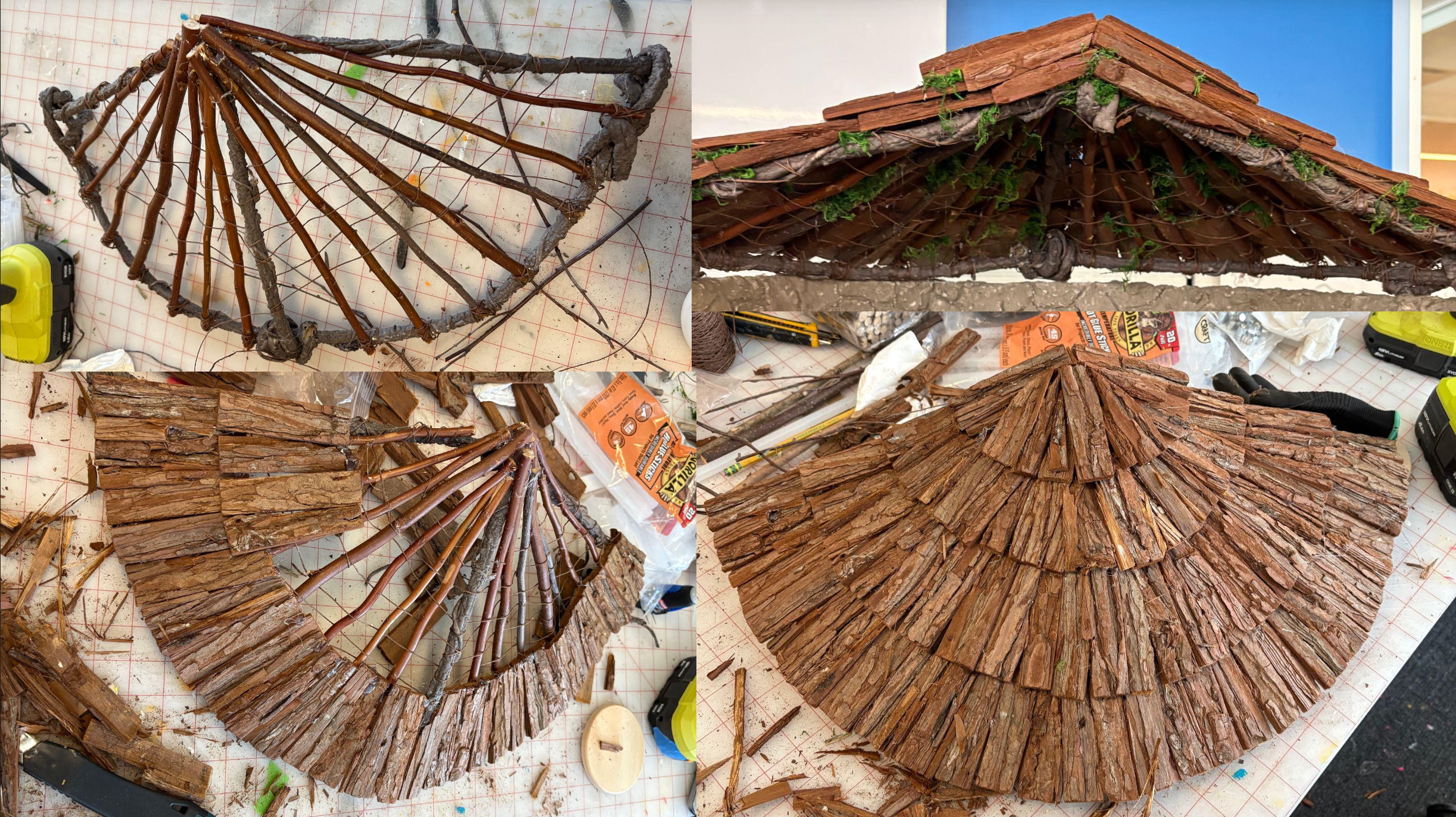 Sesame Street - Abby’s Garden YT Interactive (new segment, unaired)
~ fairy house roof process photos