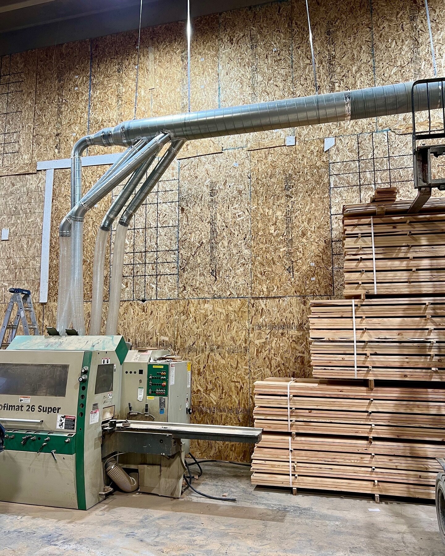 Our high capacity Moulder - great for milling wood siding, cladding, and flooring.