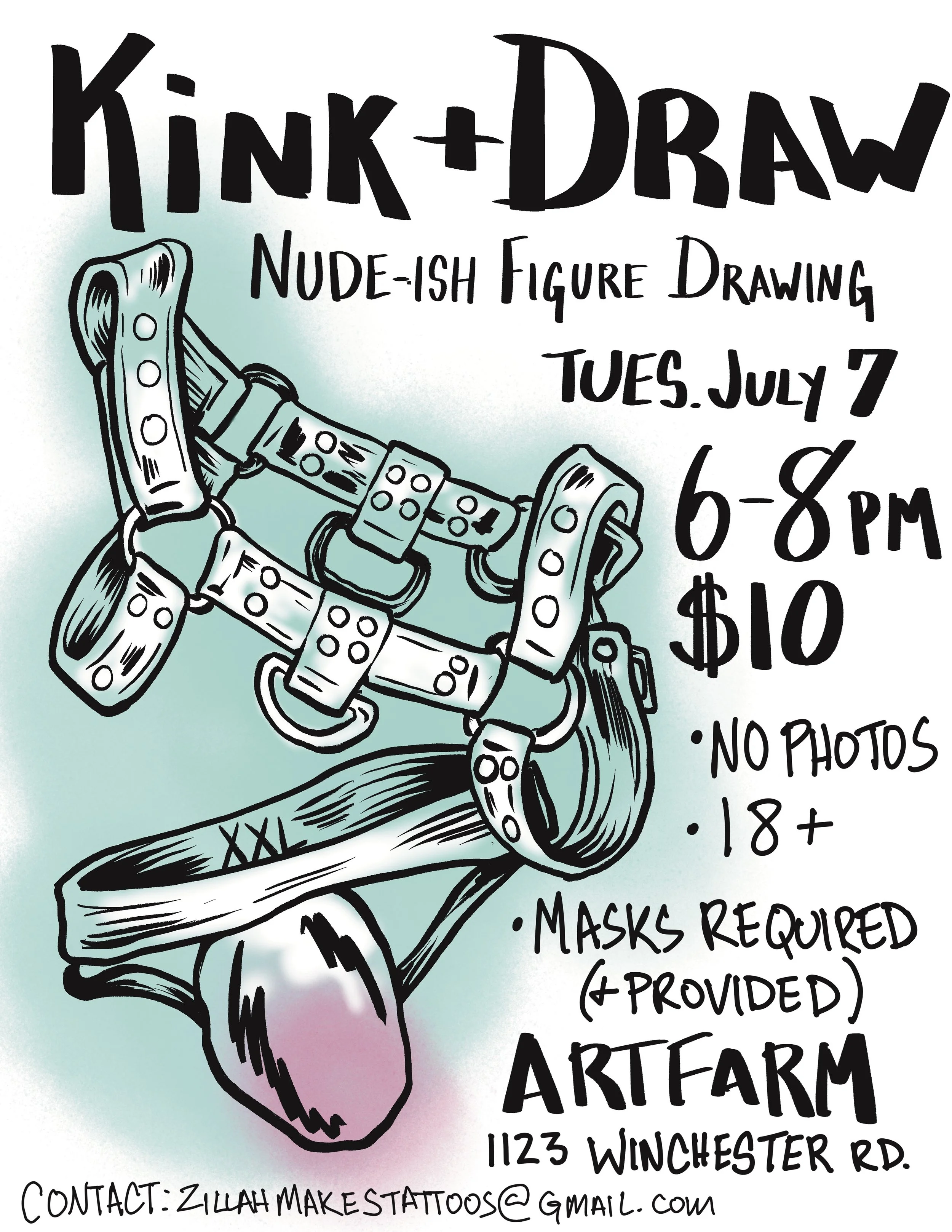 Kink & Draw: Nude-ish Figure Drawing