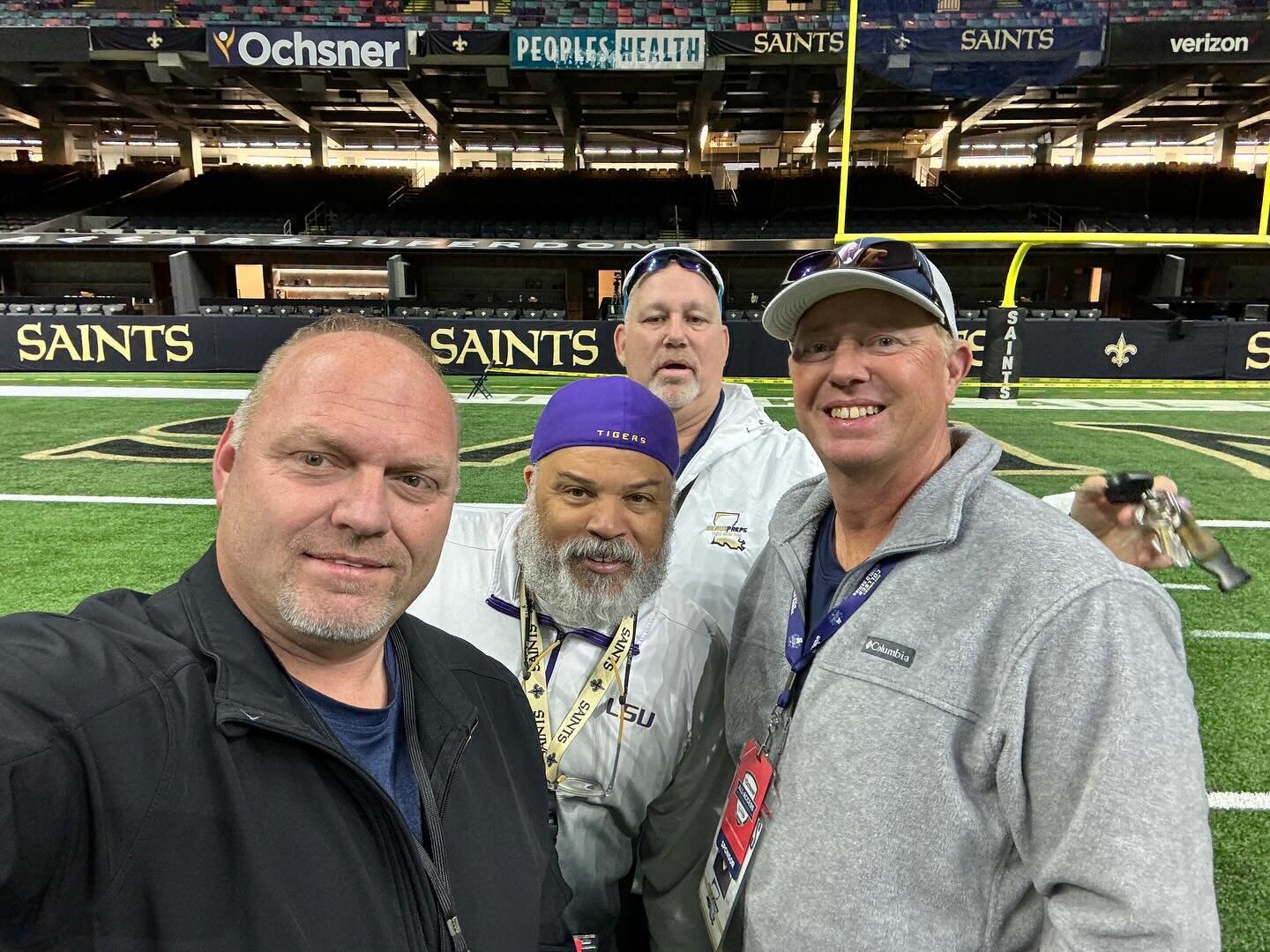 Out at the super dome this weekend photographing the LHSAA State High School Football Championships. Whoop.  @deanharrellphotography @coachogamedaygraphix @natebell