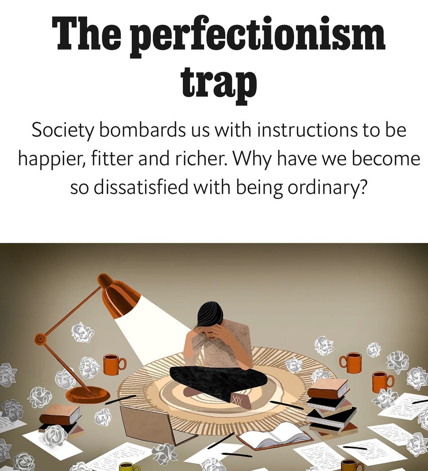 &ldquo;Perfectionism is slippery. Clinically it is reflected in a dizzying range of symptoms: depression and anxiety, obsessional disorders, narcissism of the &ldquo;thin-skinned&rdquo; type (when a projected grandiosity conceals intense fragility), 