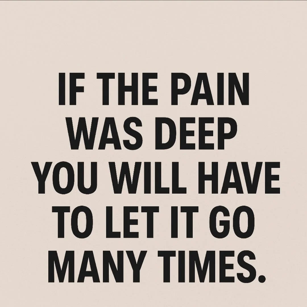 If the pain was deep, you will have to let go of it many times❤️You can stop judging yourself for having to learn the same lesson twice (or thrice 🤣). Hunny bunches of oats, you can&rsquo;t hate yourself into evolution! 

📸: @yung_pueblo 
.
.
.
.
.
