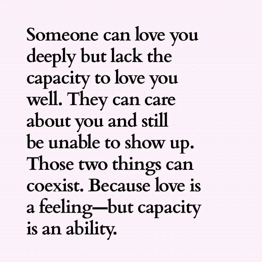&ldquo;You can&rsquo;t love someone into having emotional capacity. You can&rsquo;t explain your needs so perfectly that their avoidance turns into intimacy. Growth can only be chosen from the inside.&rdquo;

📸: @dr.dan.phd 
.
.
.
.
.
.
.
.
.
.
#jac