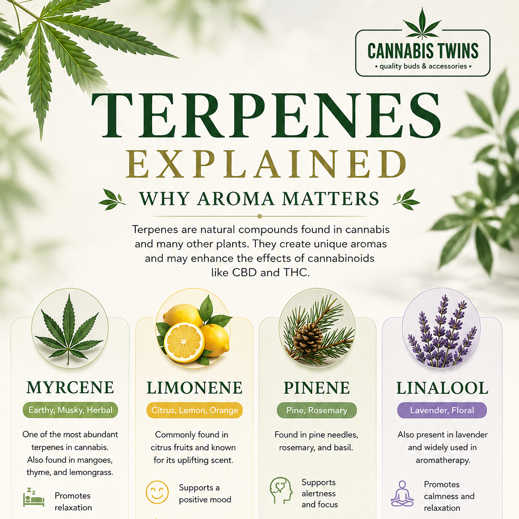 🌿 What Are Terpenes? Why Does Every Cannabis Strain Smell Different?