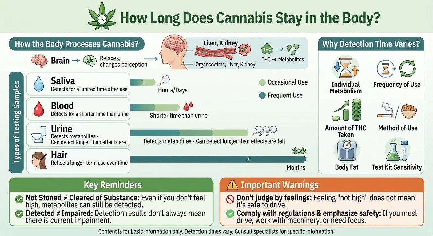 🌿 Medical Cannabis: How Long Does Cannabis Stay in Your Body?