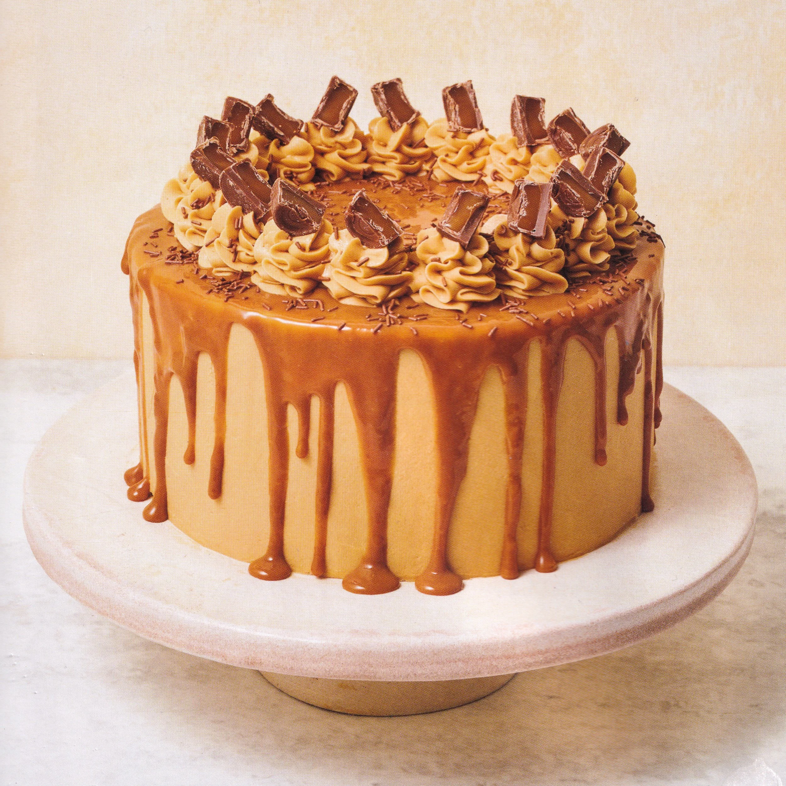 3 Layer Salted Caramel Sponge with Overproof Rum Ganache